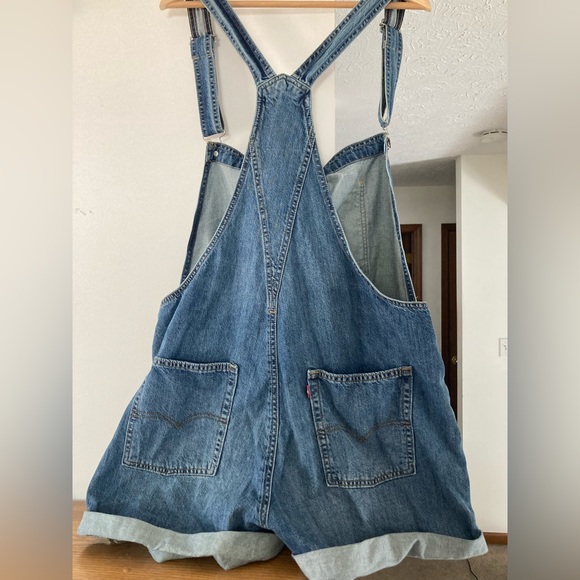 LEVI’S Vintage Women’s Shortalls sz XL - Picture 3 of 3
